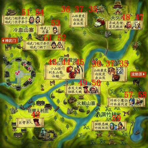 热血江湖35级高手怪速刷路线，亲测3分钟清完5只-4