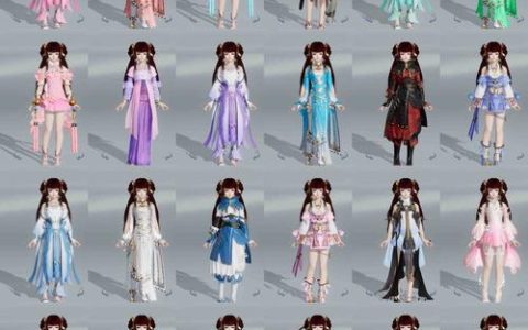 热血江湖女生裙子披风怎么搭？5套人气外观穿搭攻略